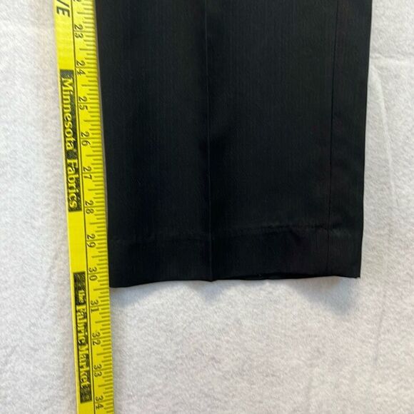 STAFFORD Men’s Dress Pants Classic Fit Flex Waist Black 32x32 Travel Work EUC - Picture 6 of 11